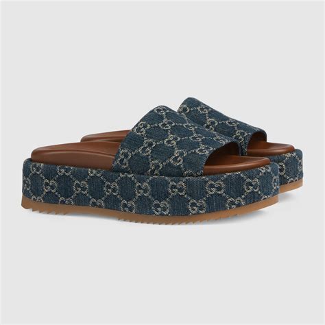 gucci platform slides for women|Gucci women's slides clearance sale.